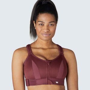 NWT SHEFIT Ultimate Sports Bra Wine
